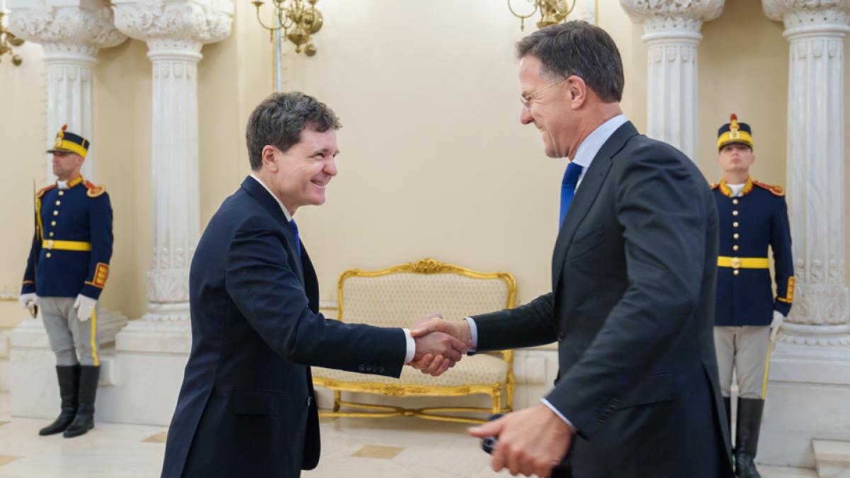Nicușor Dan și Rumen Radev se întâlnesc cu Mark Rutte pentru securitatea Mării Negre