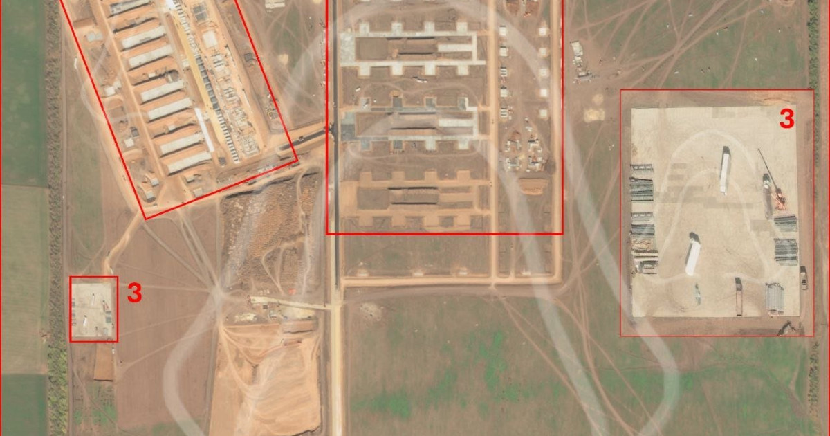 Rusia a ridicat o bază pentru drone cu motor cu reacție în doar șase săptămâni, conform imaginilor satelitare