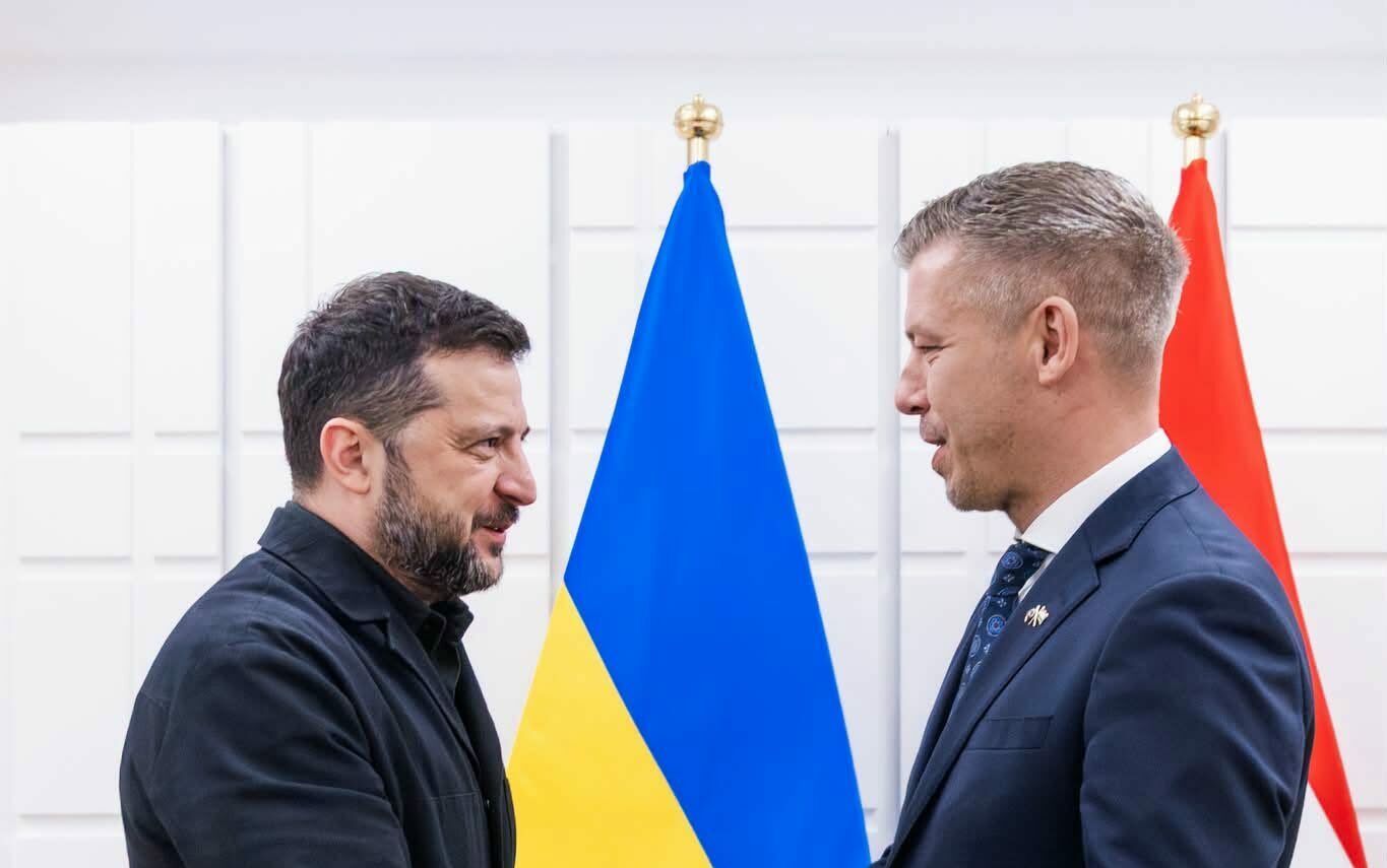 Zelenski și Magyar au avut prima discuție bilaterală la Bruxelles privind drepturile minorității și pacea