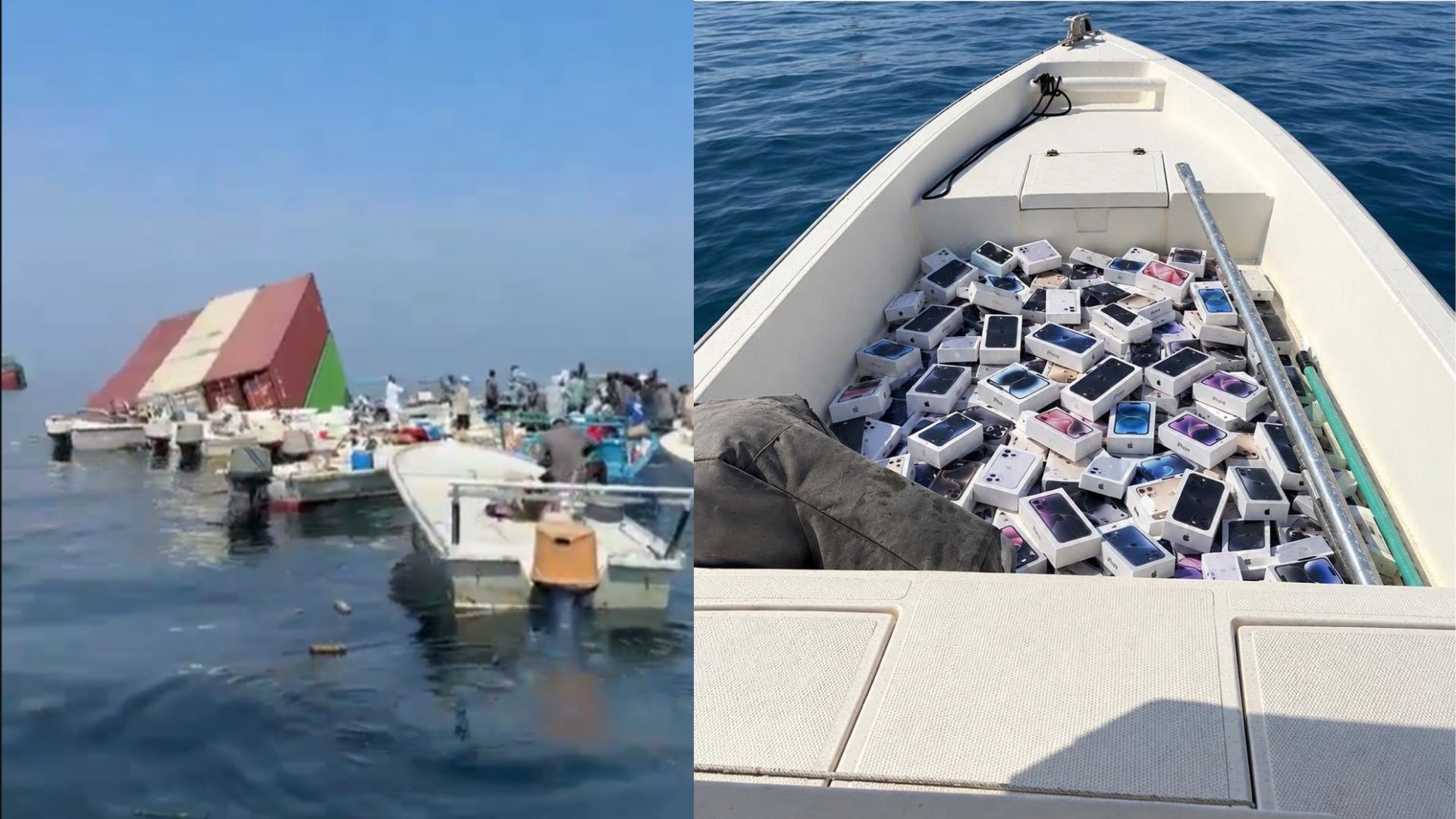 Scufundarea navei GFS Pride în Strâmtoarea Ormuz declanșează haos și recuperare de mărfuri de lux