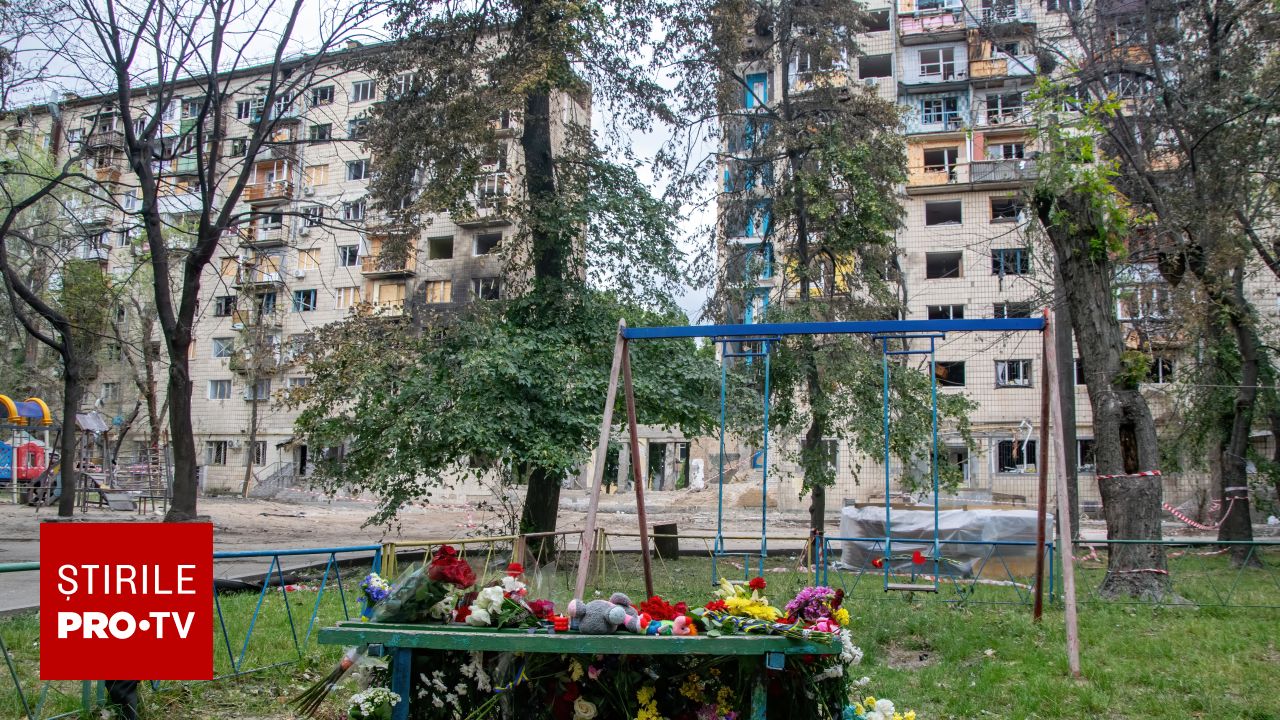 Atacuri rusești asupra unui parc cu copii în Ucraina și lovitură ucraineană asupra unui vehicul funerar în Lugansk