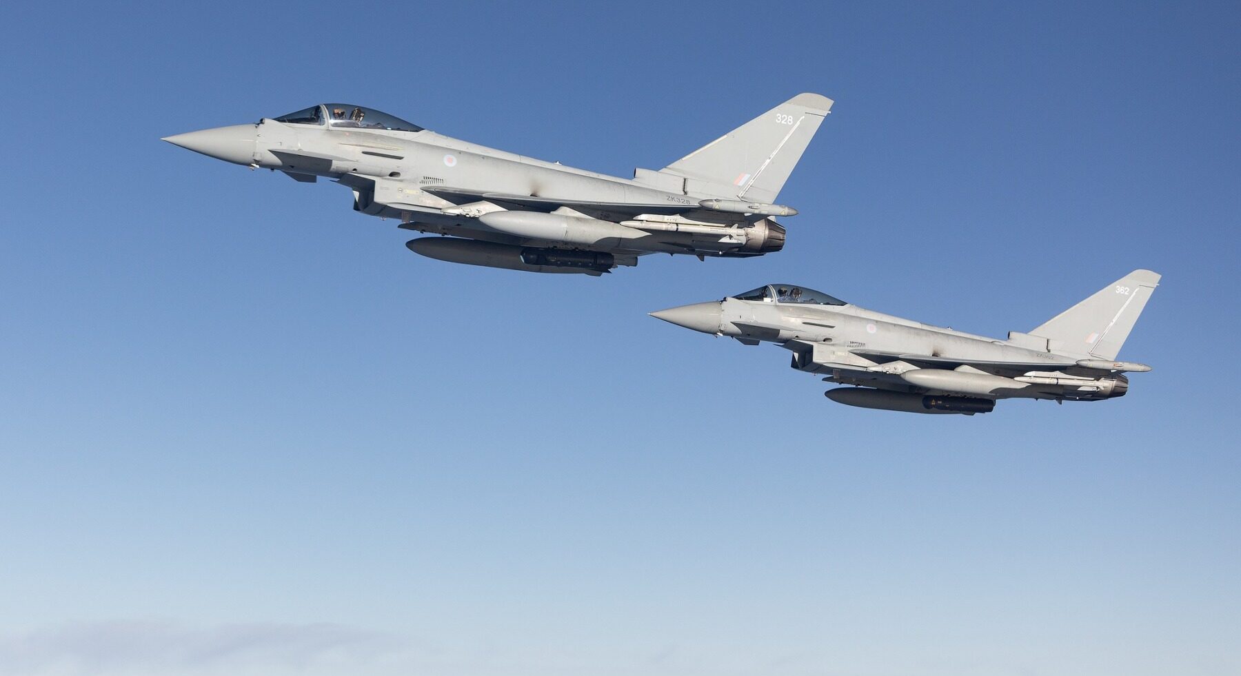 Exercițiu nuclear comun Franța-Marea Britanie: Avioane Typhoon au escortat Rafale în Mediterană