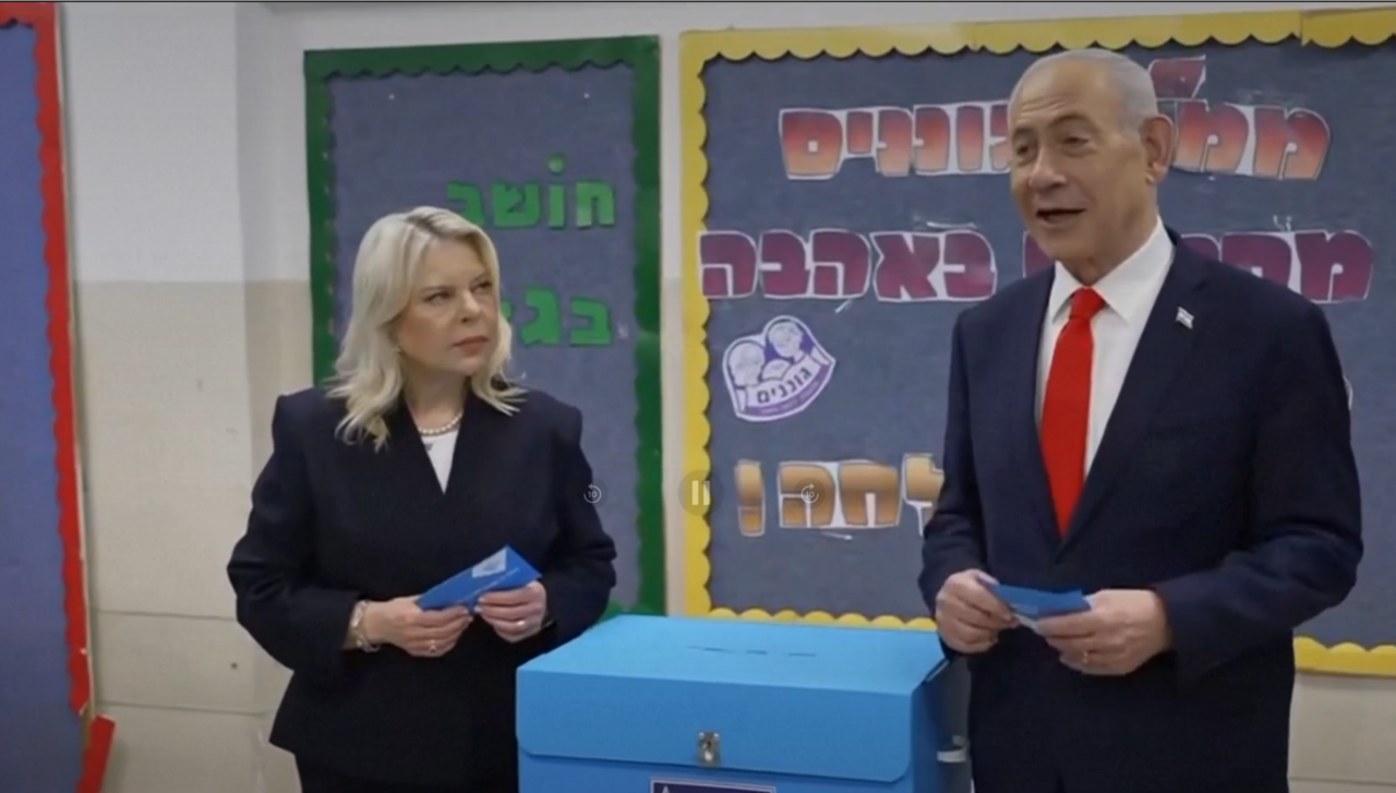 Benjamin Netanyahu votează în contextul scrutinului parlamentar decisiv pentru securitatea Israelului