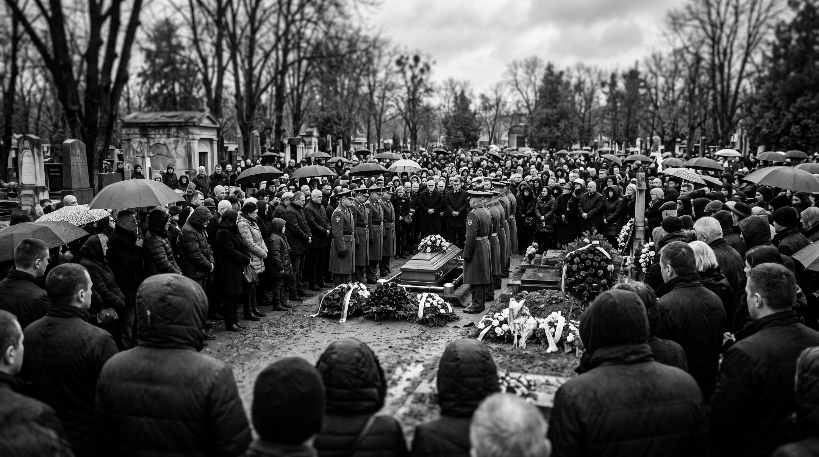 Mii de sârbi au participat la înmormântarea lui Ratko Mladic în Belgrad