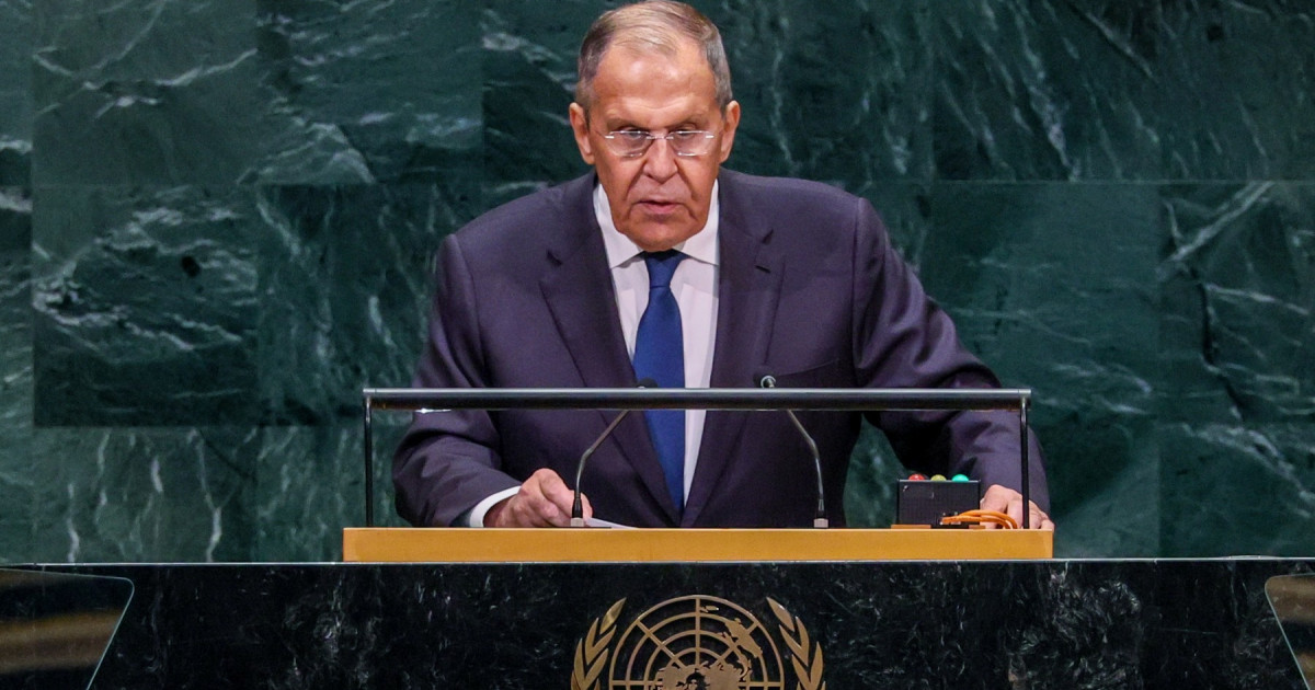 Serghei Lavrov acuză Europa că blochează negocierile de pace pentru Ucraina la tribuna ONU