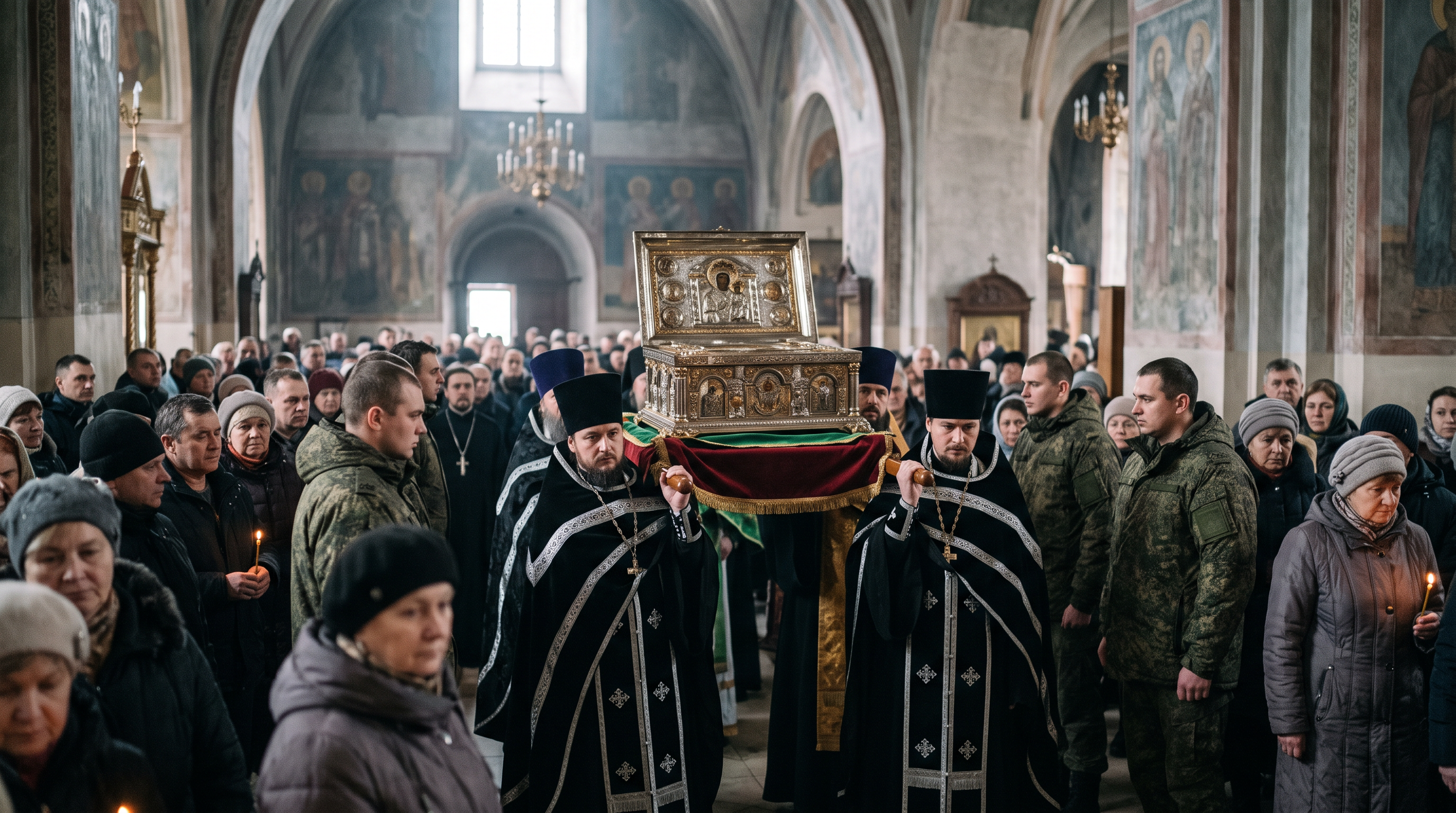 Moaștele cneazului Dmitri Donskoi sunt expuse în Rusia pentru mobilizarea trupelor în Ucraina