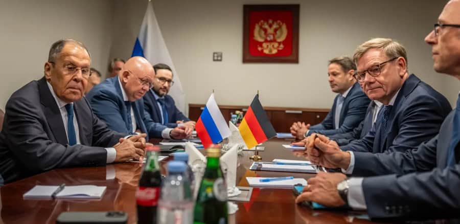 Prima întâlnire diplomatică dintre Serghei Lavrov și Johann Wadephul de după invazia Rusiei în Ucraina