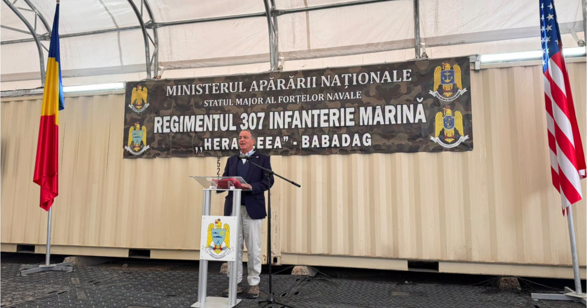 Ambasadorul SUA la Babadag, după sosirea vehiculelor AAV-7: România nu este singură