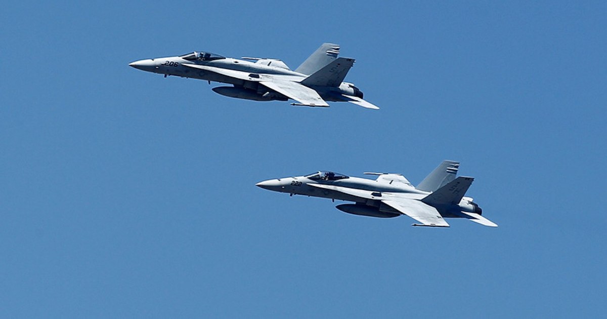 Alertă aeriană în Tulcea după detectarea unei ținte în estul Ucrainei și ridicarea avioanelor F-18 spaniole