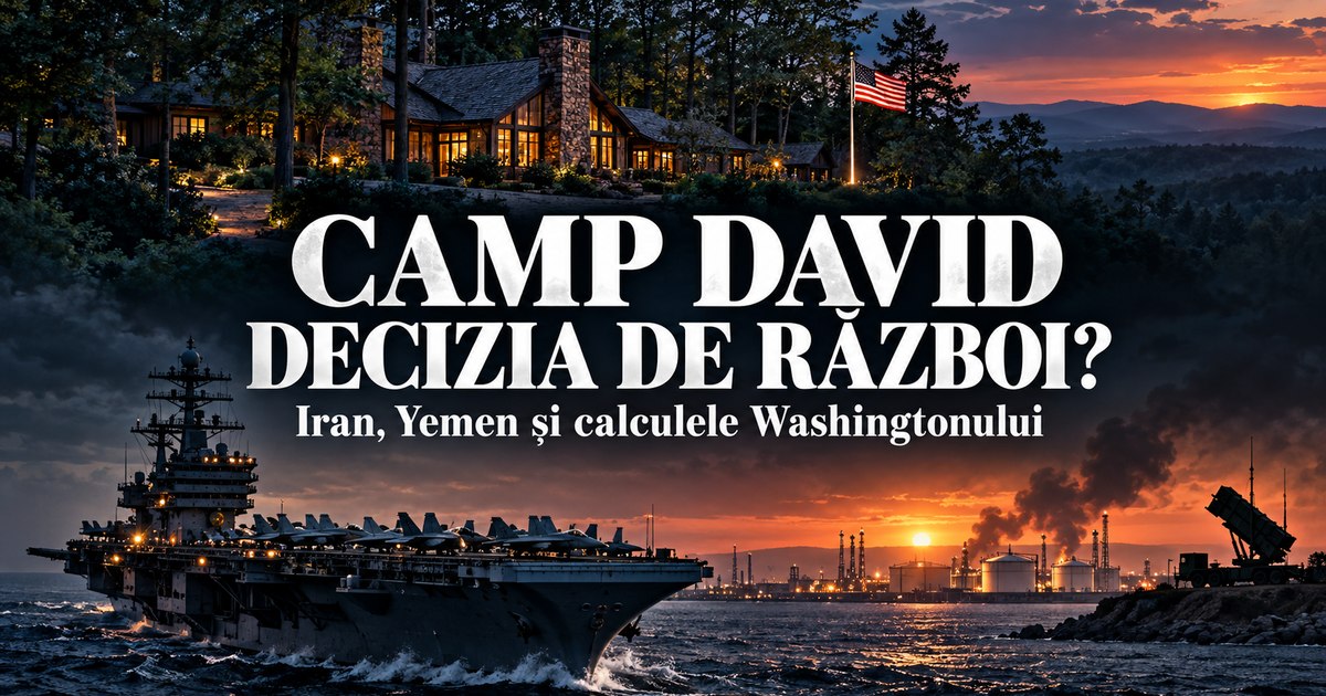 Consiliul de război de la Camp David: Washingtonul discută soluții pentru fronturile din Iran și Yemen