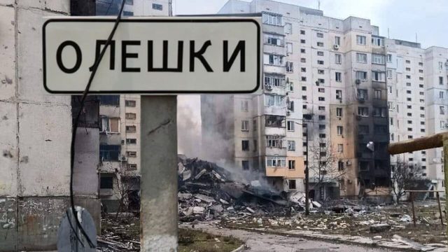 Ucraina folosește drone pentru a livra alimente și medicamente în orașul ocupat Oleșkî
