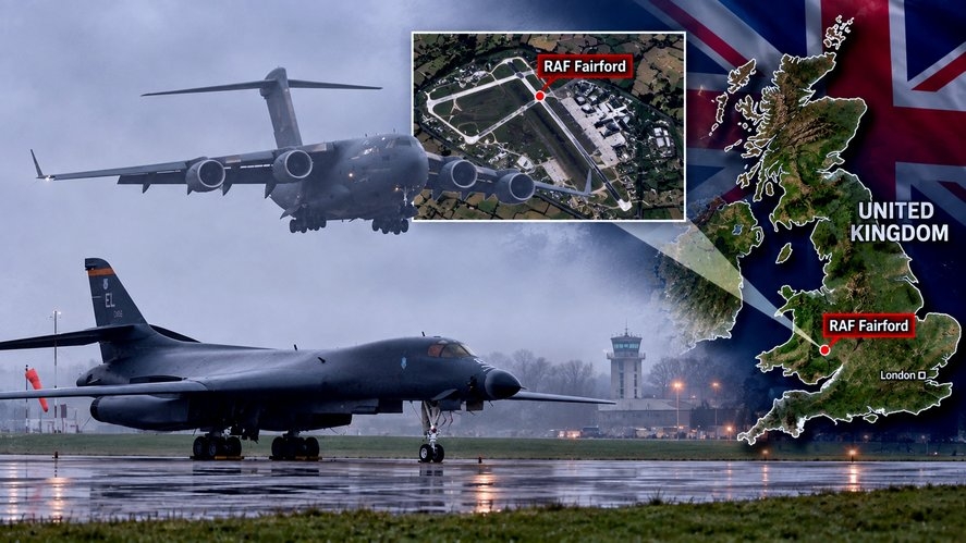 Statele Unite au retras bombardierele B-1 de la baza RAF Fairford din Marea Britanie după amenințări teroriste