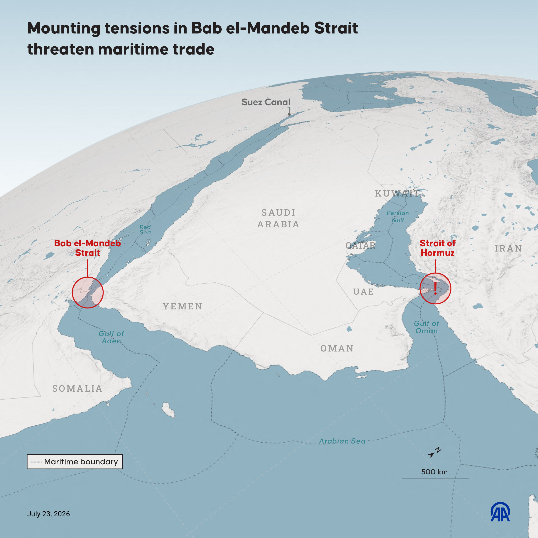 Avertismentul Qatarului: Blocarea strâmtoarei Bab el-Mandeb ar putea avea consecințe catastrofale