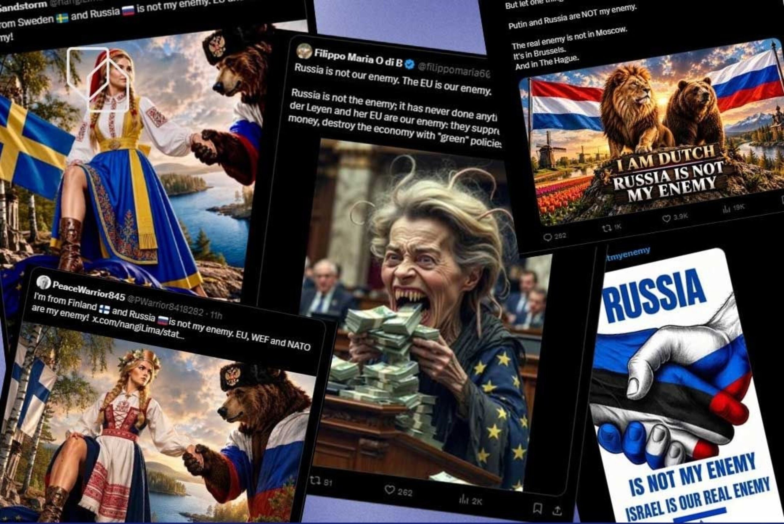 Campanie de influență a Kremlinului prin hashtagul #russiaisnotmyenemy invadează rețelele sociale din Europa