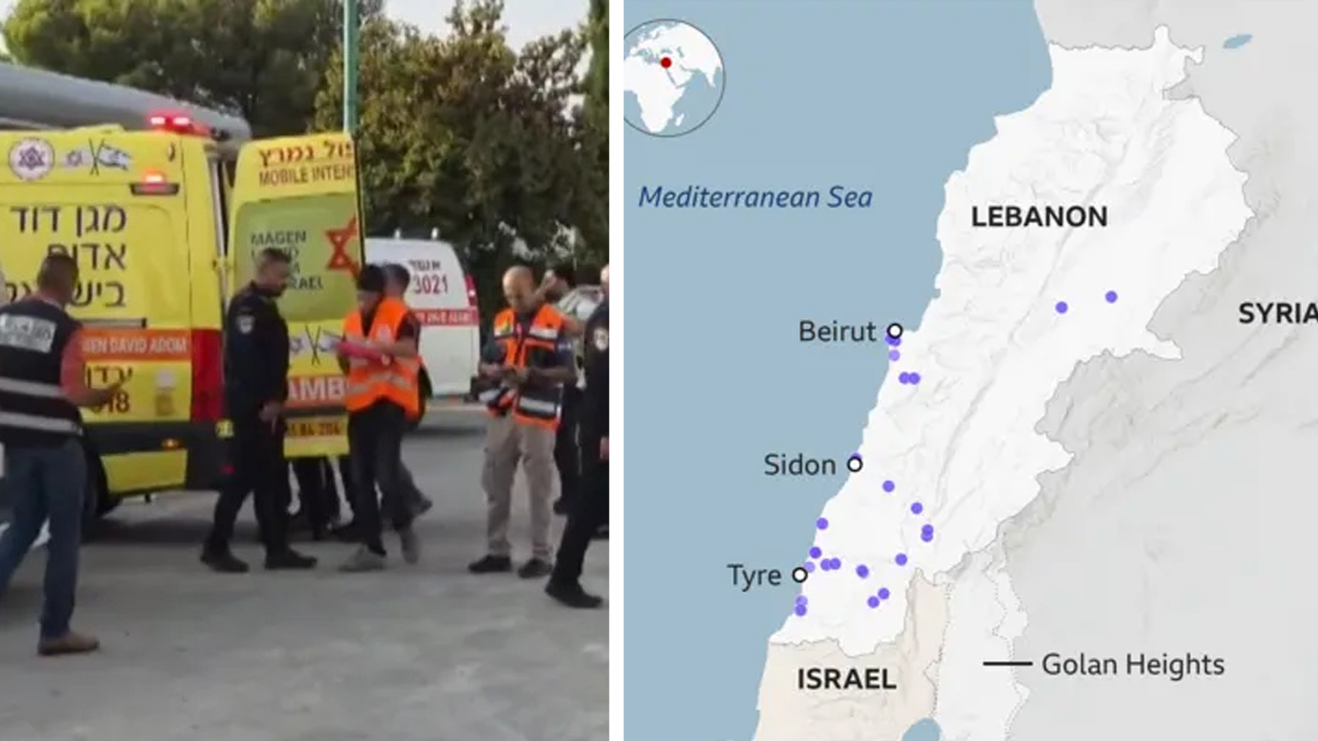 Explozie în nordul Israelului: cel puțin 20 de persoane rănite în urma detonării unei muniții lângă frontiera cu Libanul